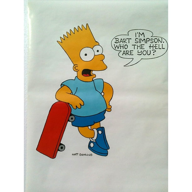Vintage Bart Simpson\u2122 Hoddie  Matt Groening Cartoonist
